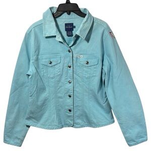 Faconnable Jacket Light Blue Denim Tapered‎ in Size XL  GUC